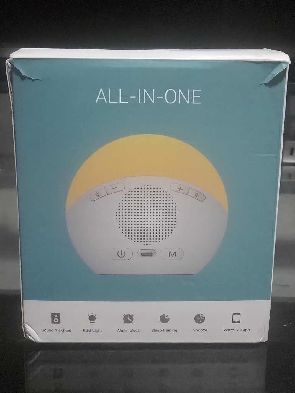 Kids Smart Sleep Lamp Sunrise Alarm Clock Sound Machine YXA01 NEW Open Box